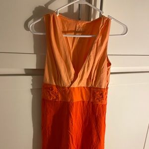 Patagonia medium cotton dress (orange/coral)